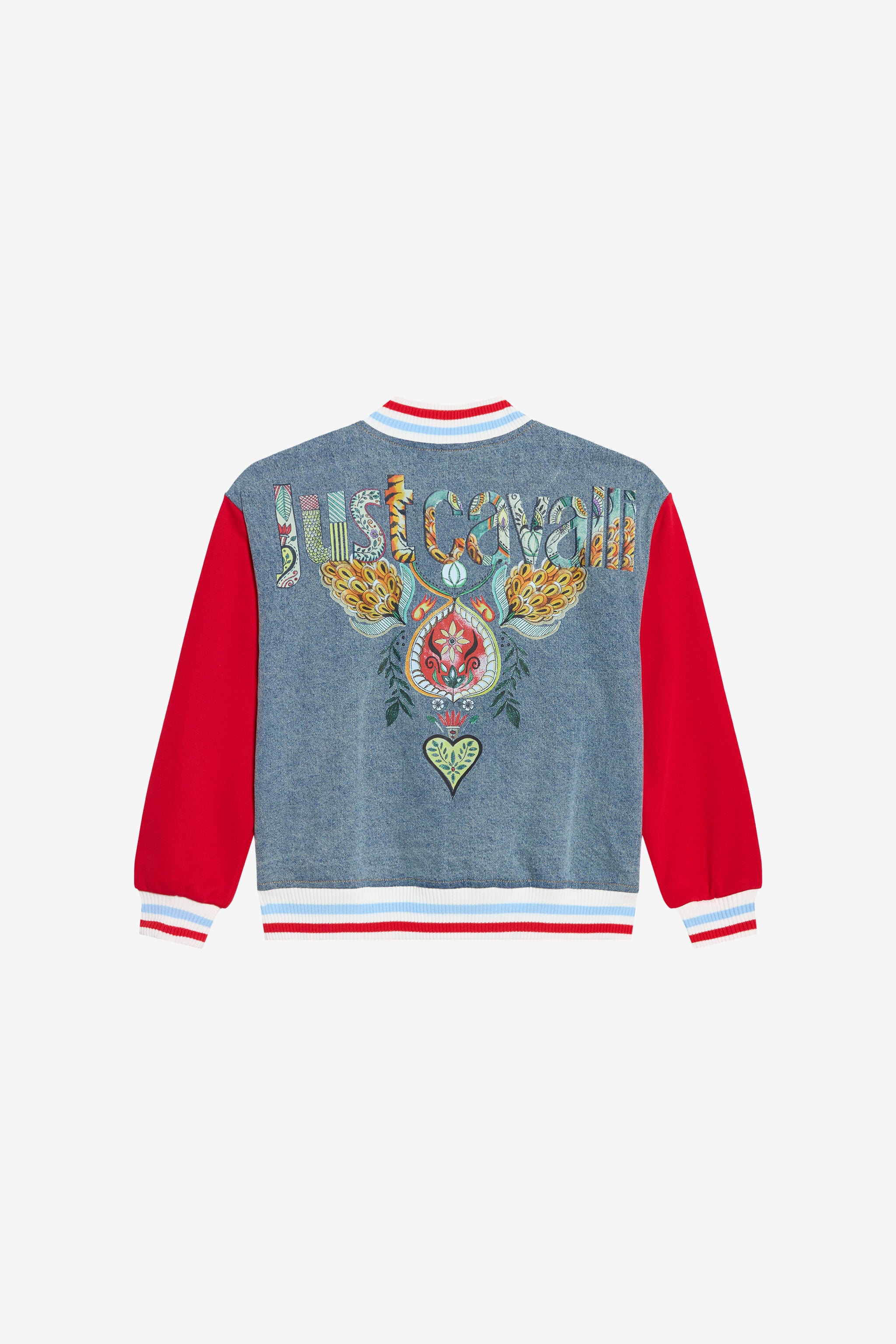 JC  LIGHT DENIM/RED BITT WFJ40C-DL008