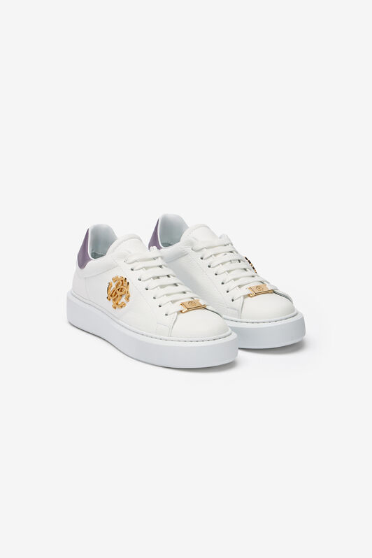 RC RC Monogram Sneakers RC RC Monogram Sneakers White/purple KOS00E-PNO01