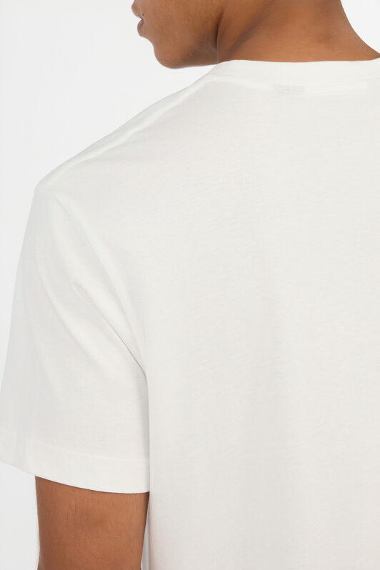 JC White T-Shirt With Fired Earth Print WHITE VFT057-VF101