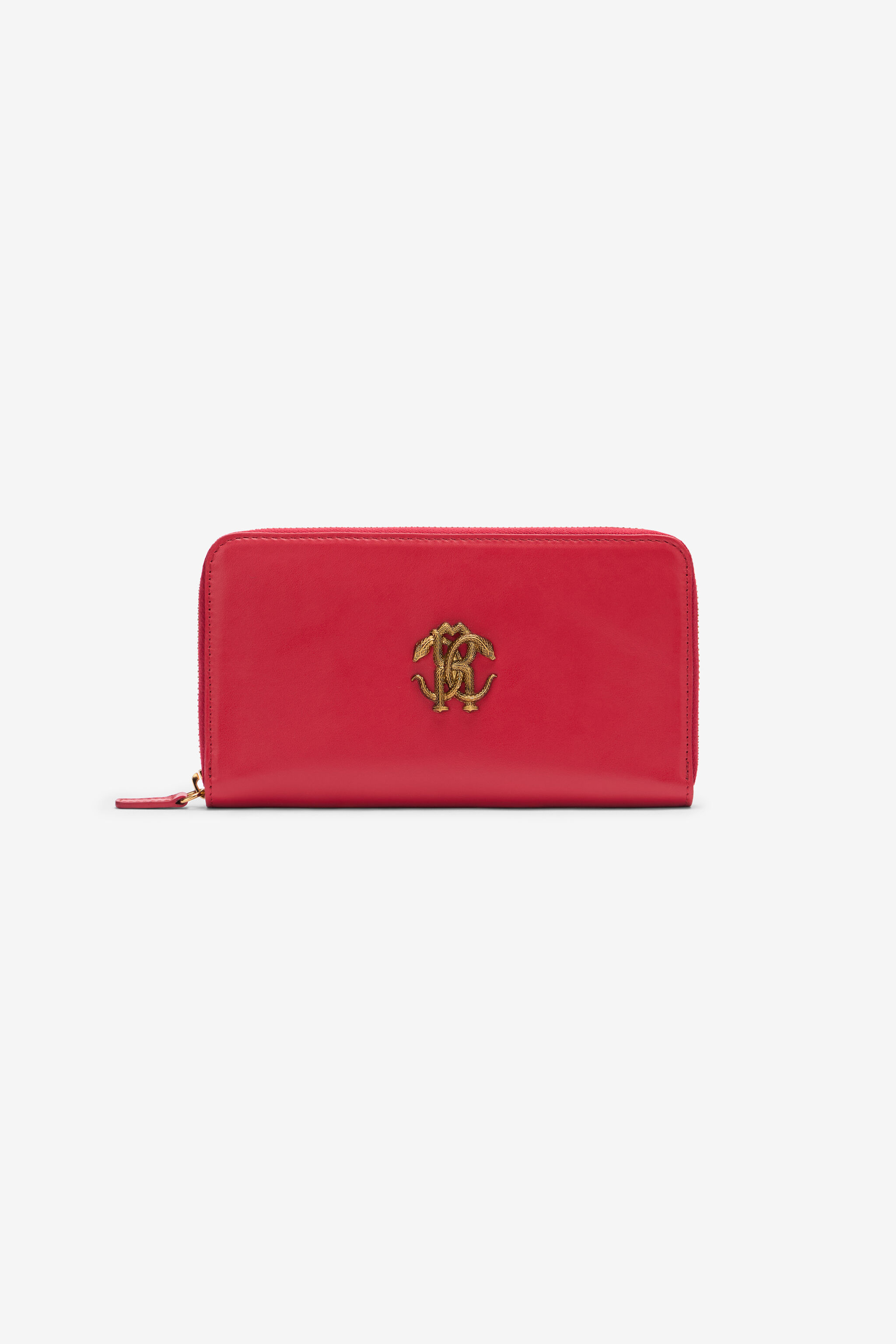 RC Wallet with Monogram RC and zip Red SKA001-PZ172