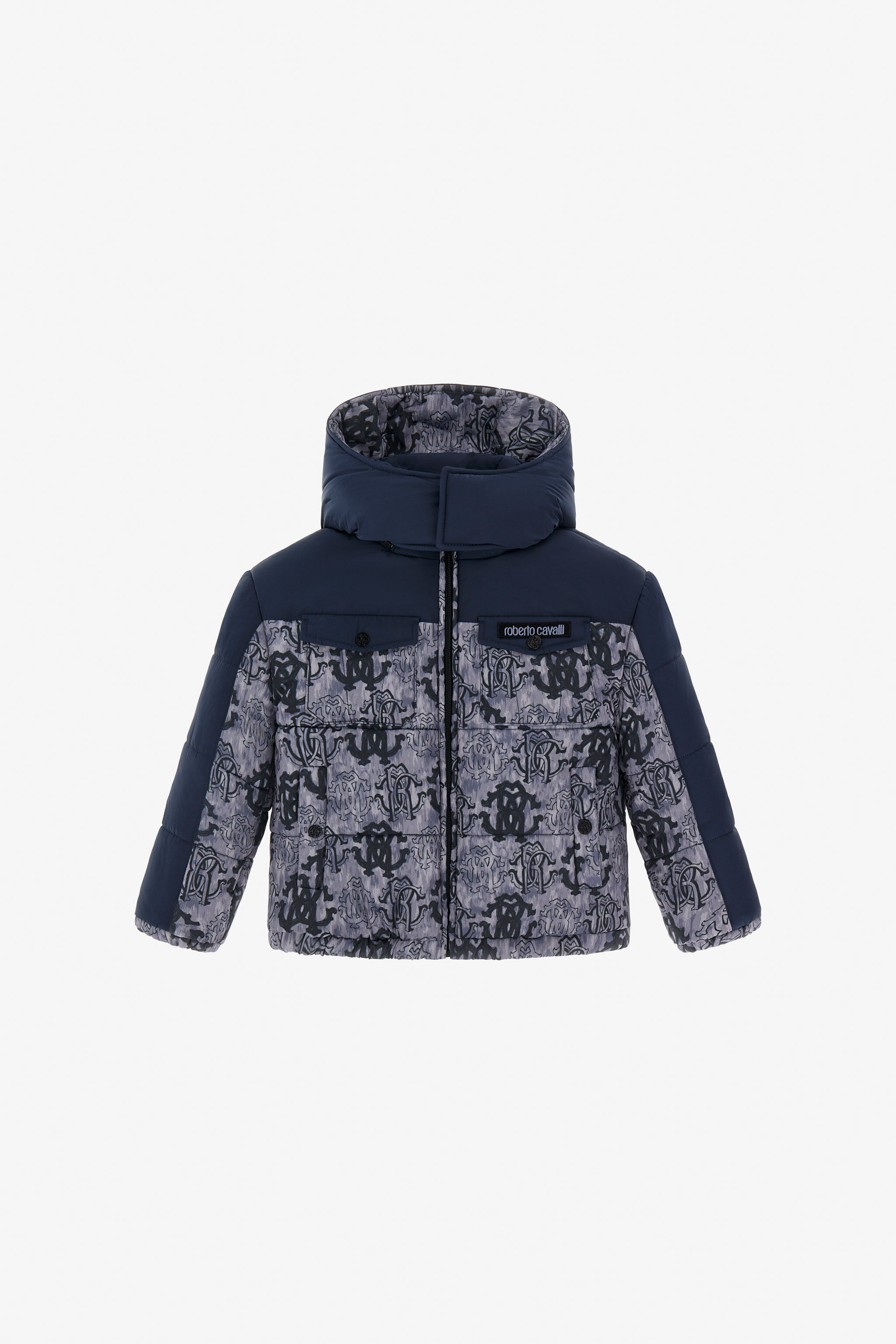JU Giacca con Logo RC GREY/BLUE TJT40C-5RM11
