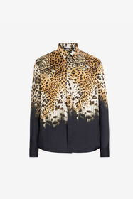 ${brand} Leopard-Print Silk Shirt ${colorDescription} ${masterID}