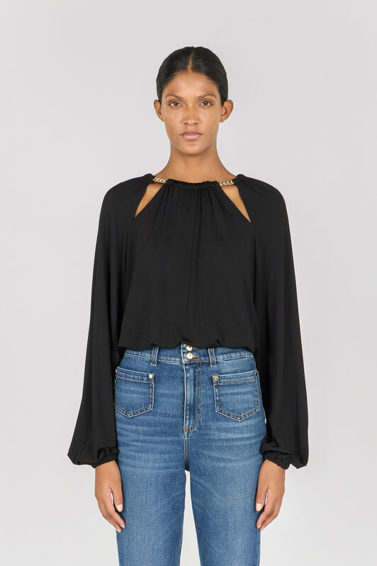 JC Women long-sleeve t-shirt JC Women long-sleeve t-shirt BLACK RKT879-RK385
