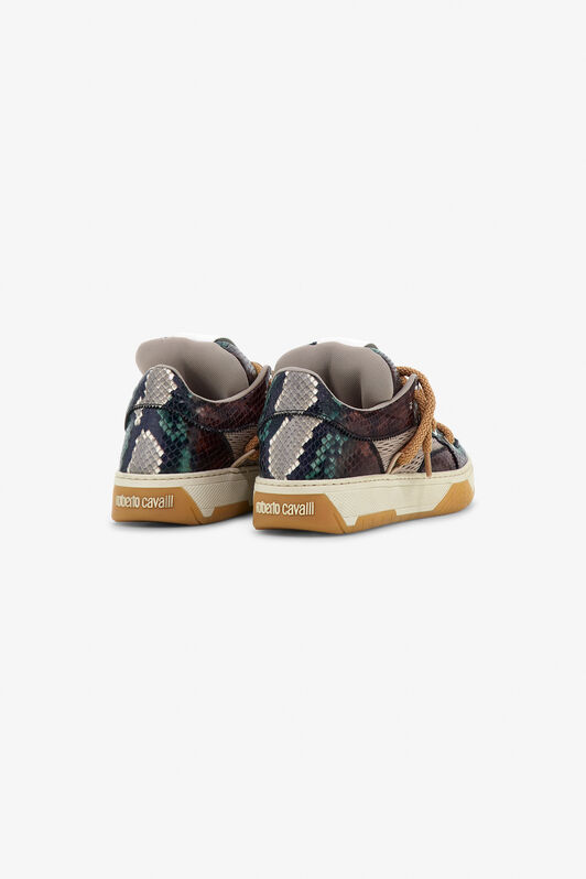 RC Bunte Low-Top-Sneaker Dunkelgrün TKS026-PZG64