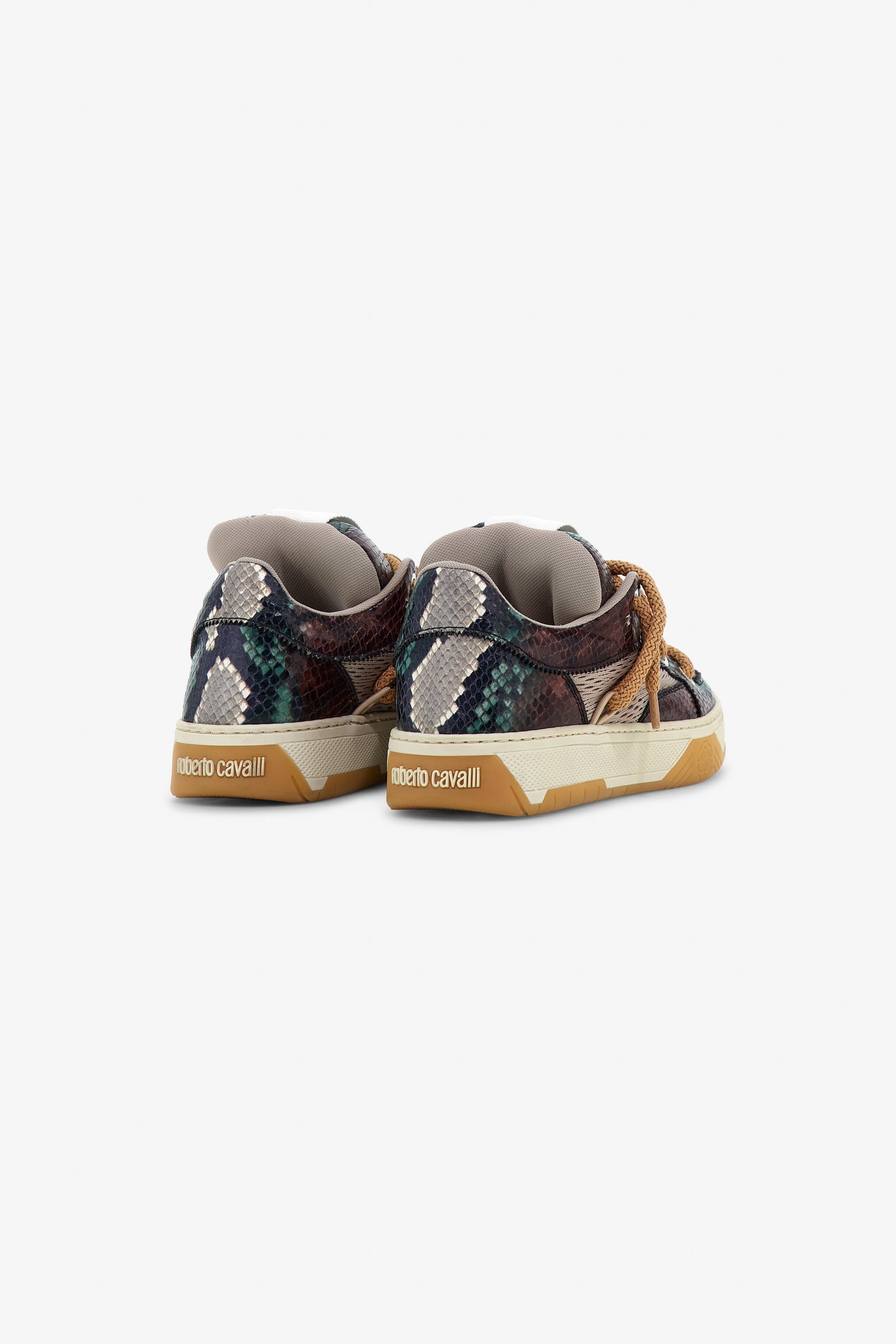 RC Bunte Low-Top-Sneaker Dunkelgrün TKS026-PZG64