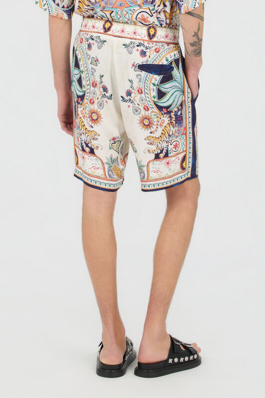 JC Shorts Stampa Tropical Garden OFF WHITE WFT014-WF041