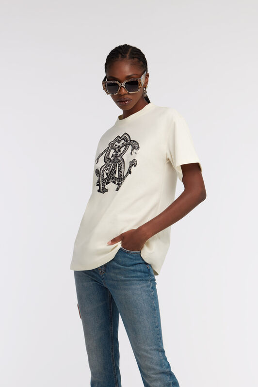 RC Monogram RC t-shirt Ivory SKT61A-JD062