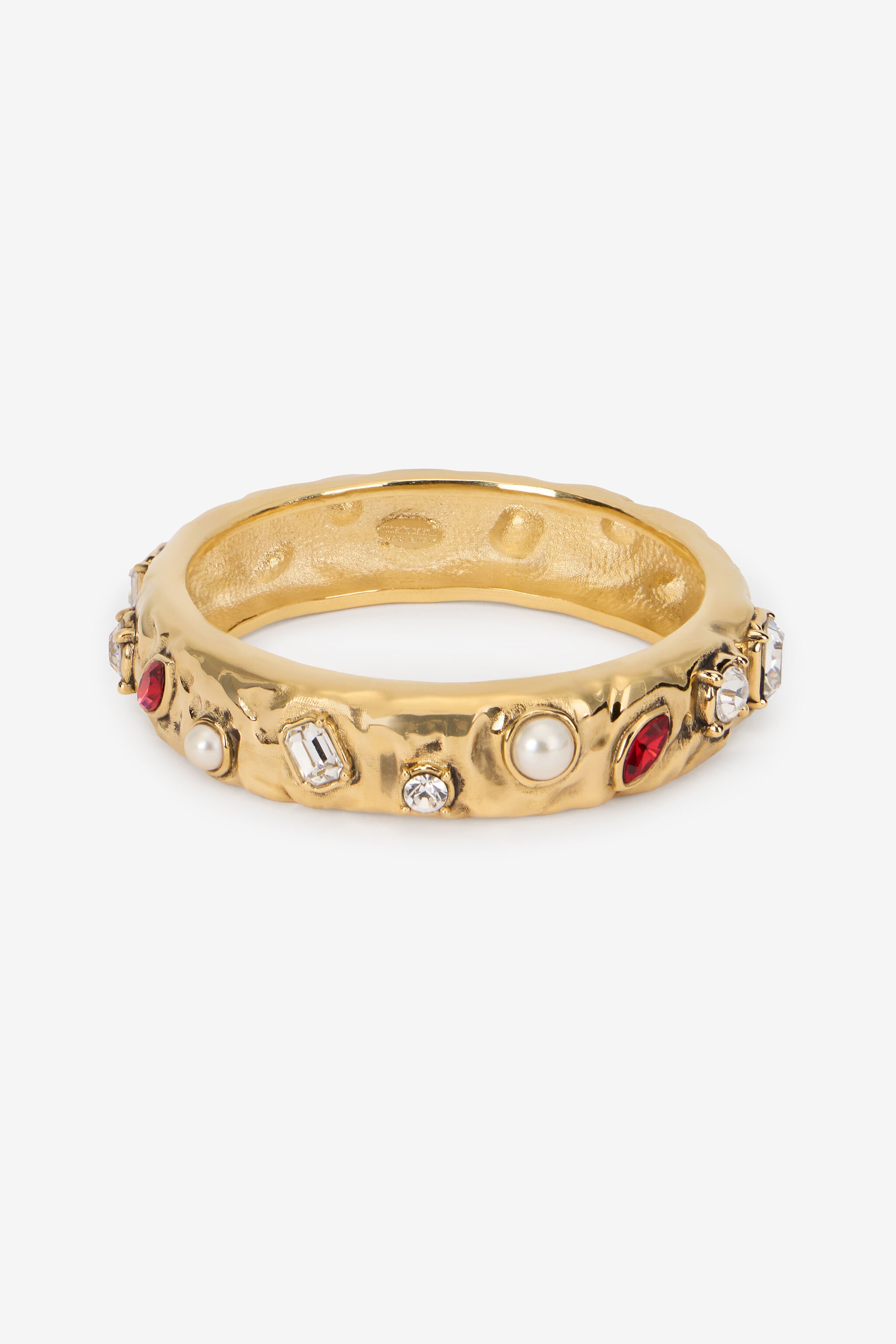 RC Gold Bracelet RUBY/AQUAMARIN/IVORY WQG019-AM127