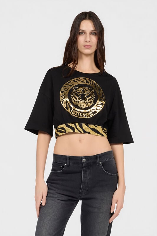 JC Black T-Shirt BLACK/GOLD Q61439-Q0342