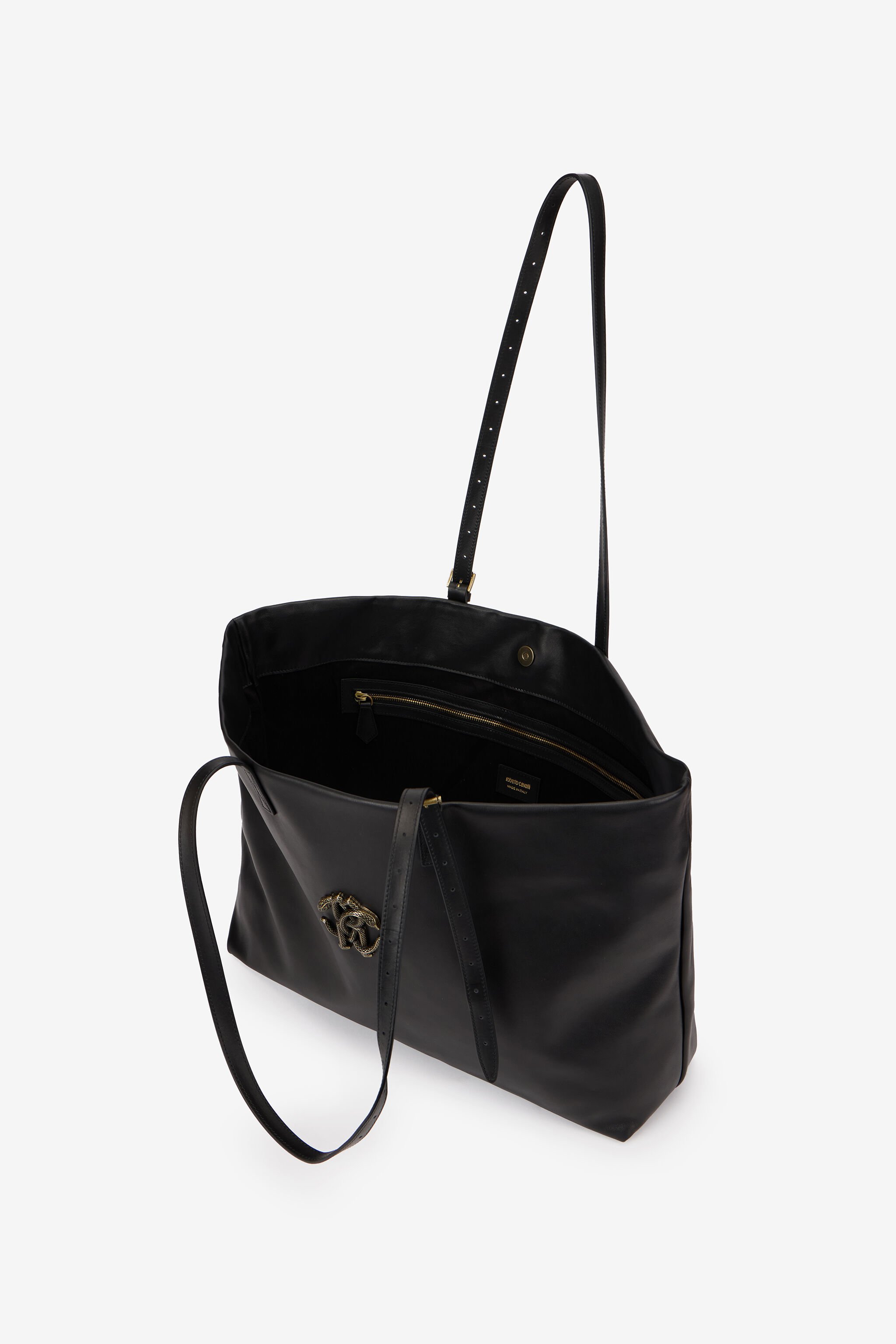 RC Shopping Bag Nera con RC Monogram RC Shopping Bag Nera con RC Monogram BLACK QOB00A-PZO31