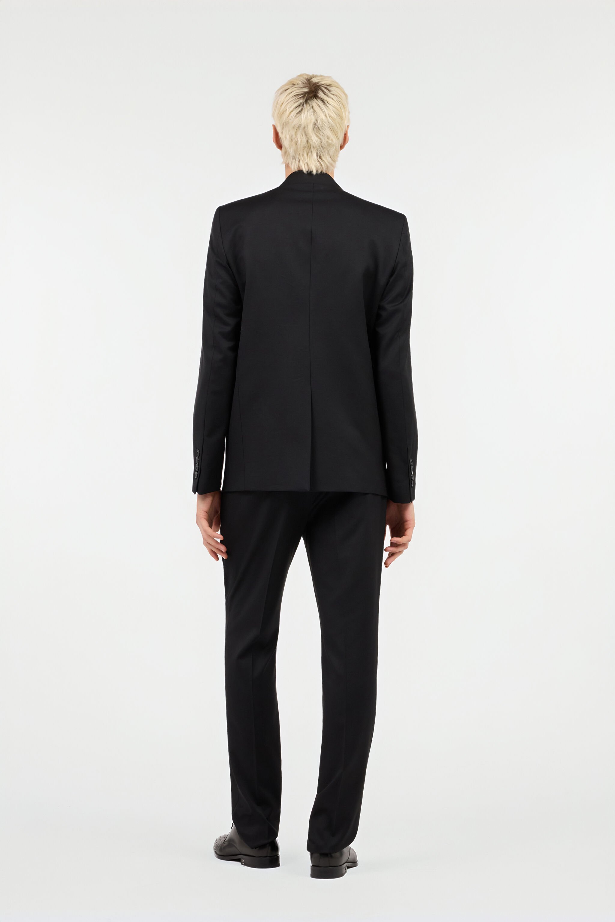 RC Blazer in Lana Nero con Monogram RC RC Blazer in Lana Nero con Monogram RC NERO 191101 PST40U-WP064