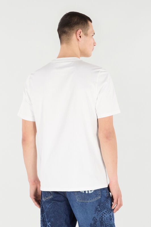 RC T-Shirt with Mirror Snake Monogram RC T-Shirt with Mirror Snake Monogram Blanc VRT61A-JD060