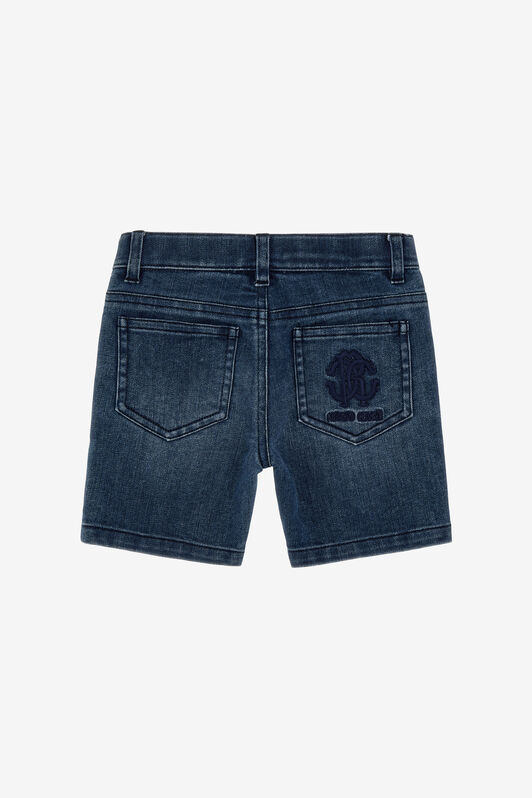 JU Logo Denim pants Dark blue SJJ201-DS015
