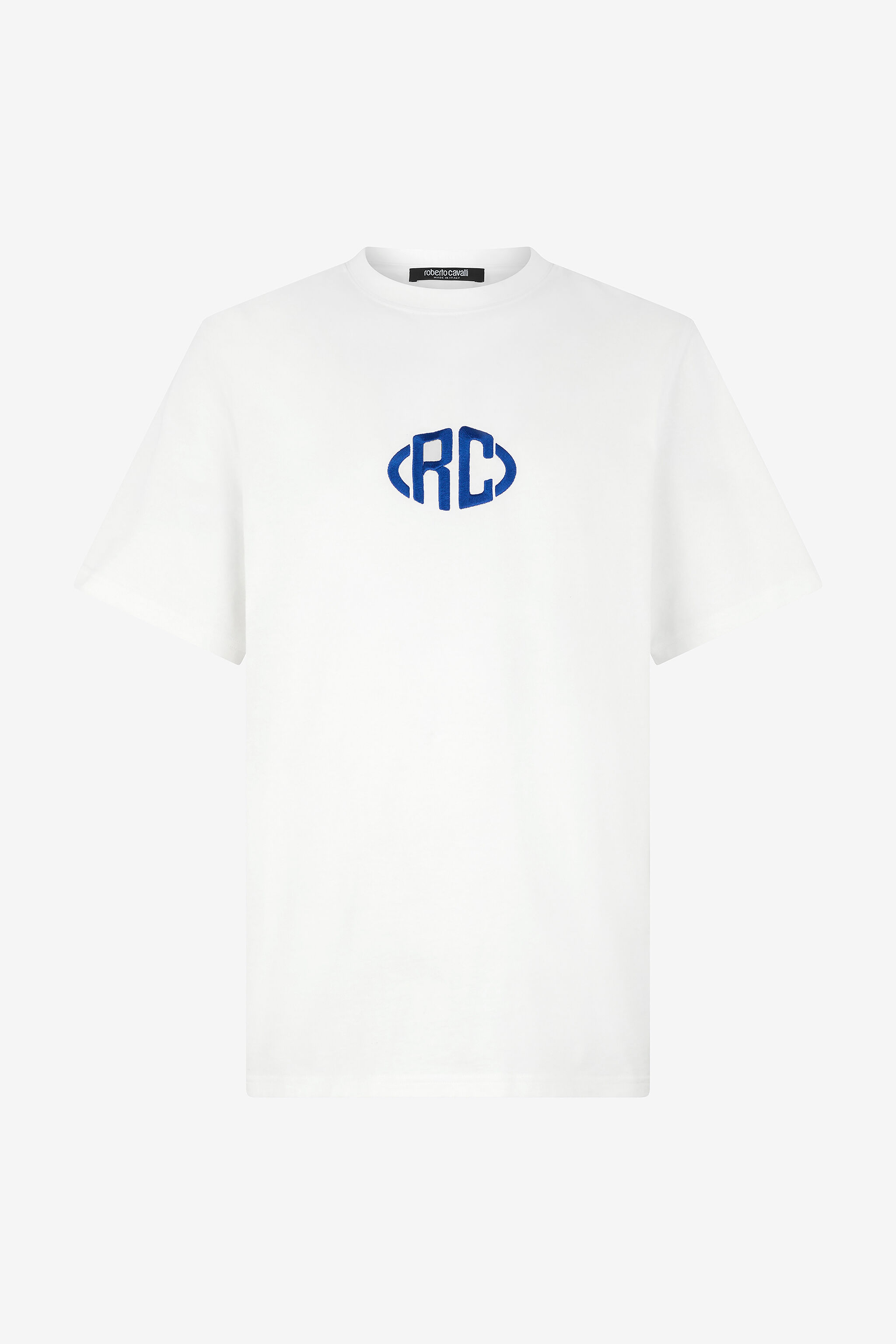 RC Cotton T-Shirt with Monogram White VRT61C-JD060