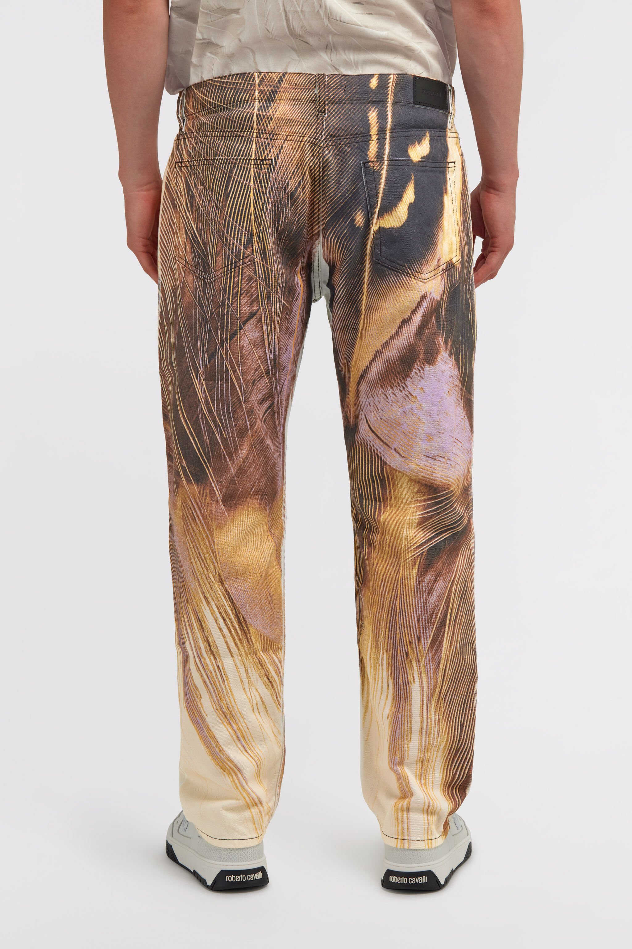 RC Savage print jeans Brown SMJ206-DE030