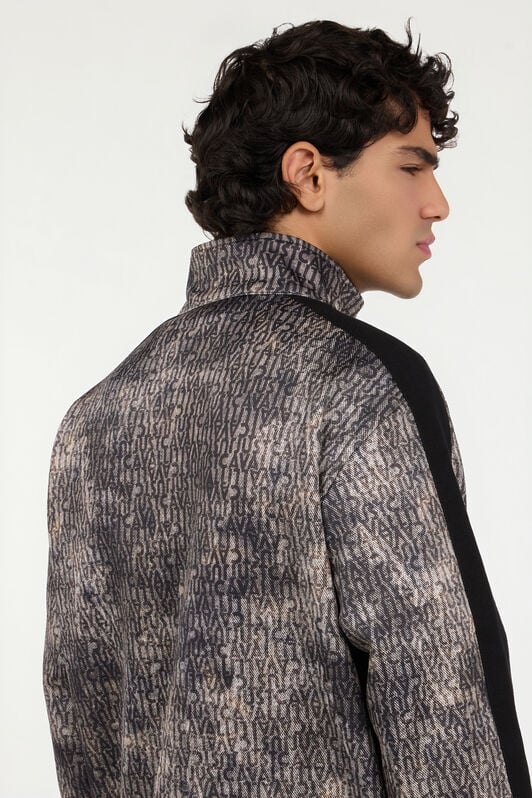 JC Sweatshirt mit verwaschenem Effekt und Allover-Schriftzug 899+316 VFT084-VF128