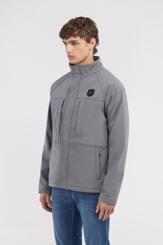RC Padded down jacket with logo Gray NOT40I-SB001