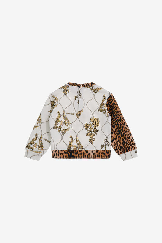 JU Printed sweatshirt Weiß SJT902-CF050