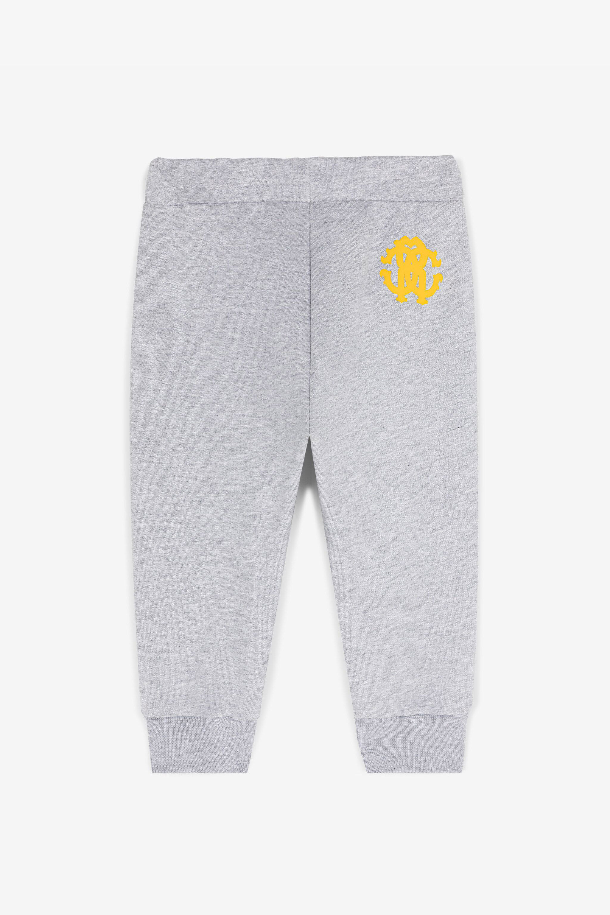 JU RC Monogram-Print Sweatpants Gray RJT220-CF050