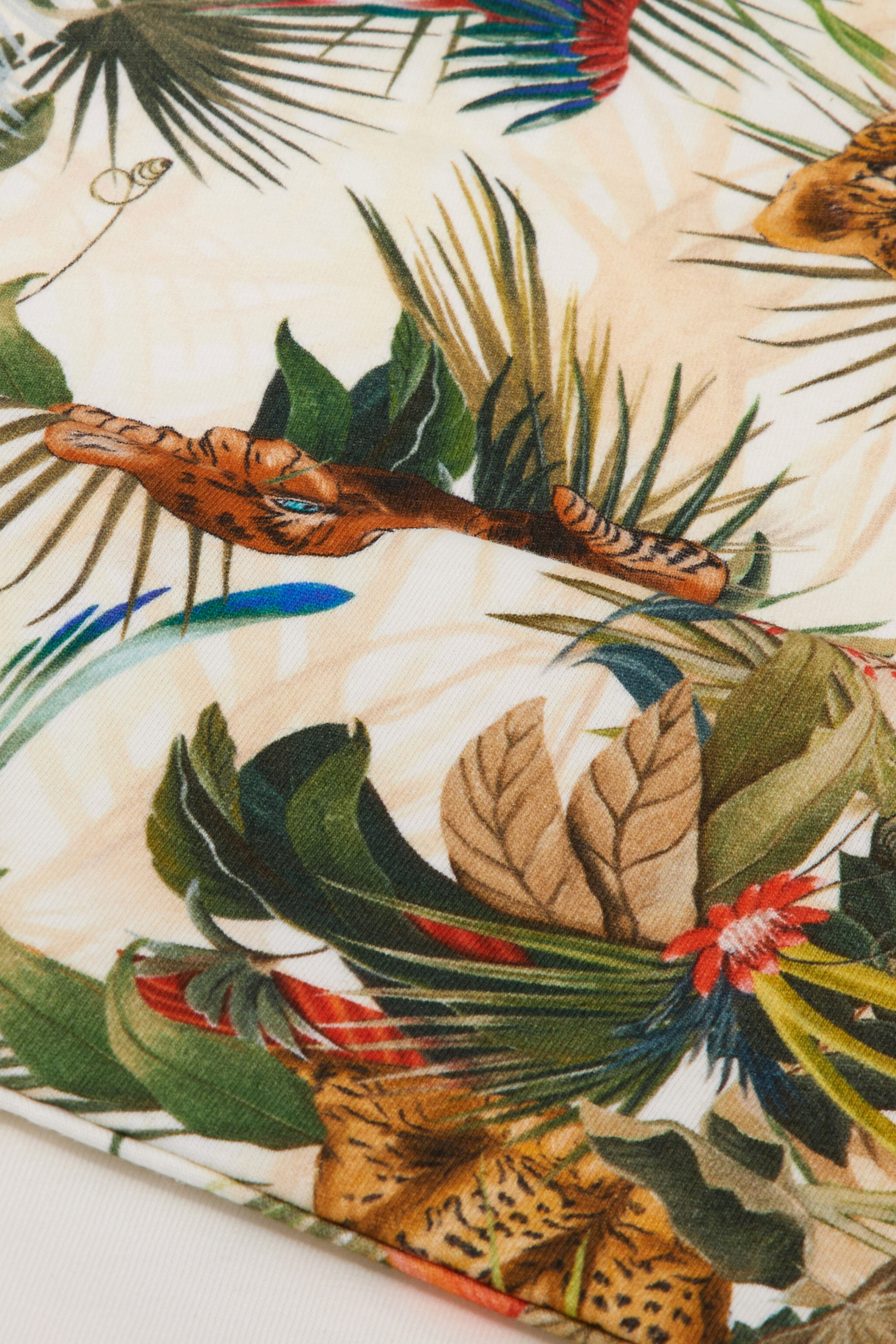 JU Jungle-Print Blanket MULTICOLOR SJT851-JFI95