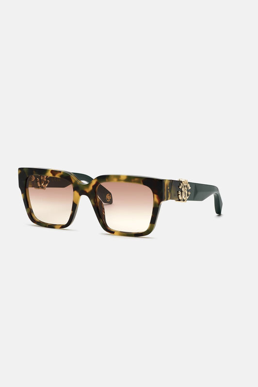 RC Sunglasses Roberto Cavalli Monogram Collection Marron foncé RALD83-ID086