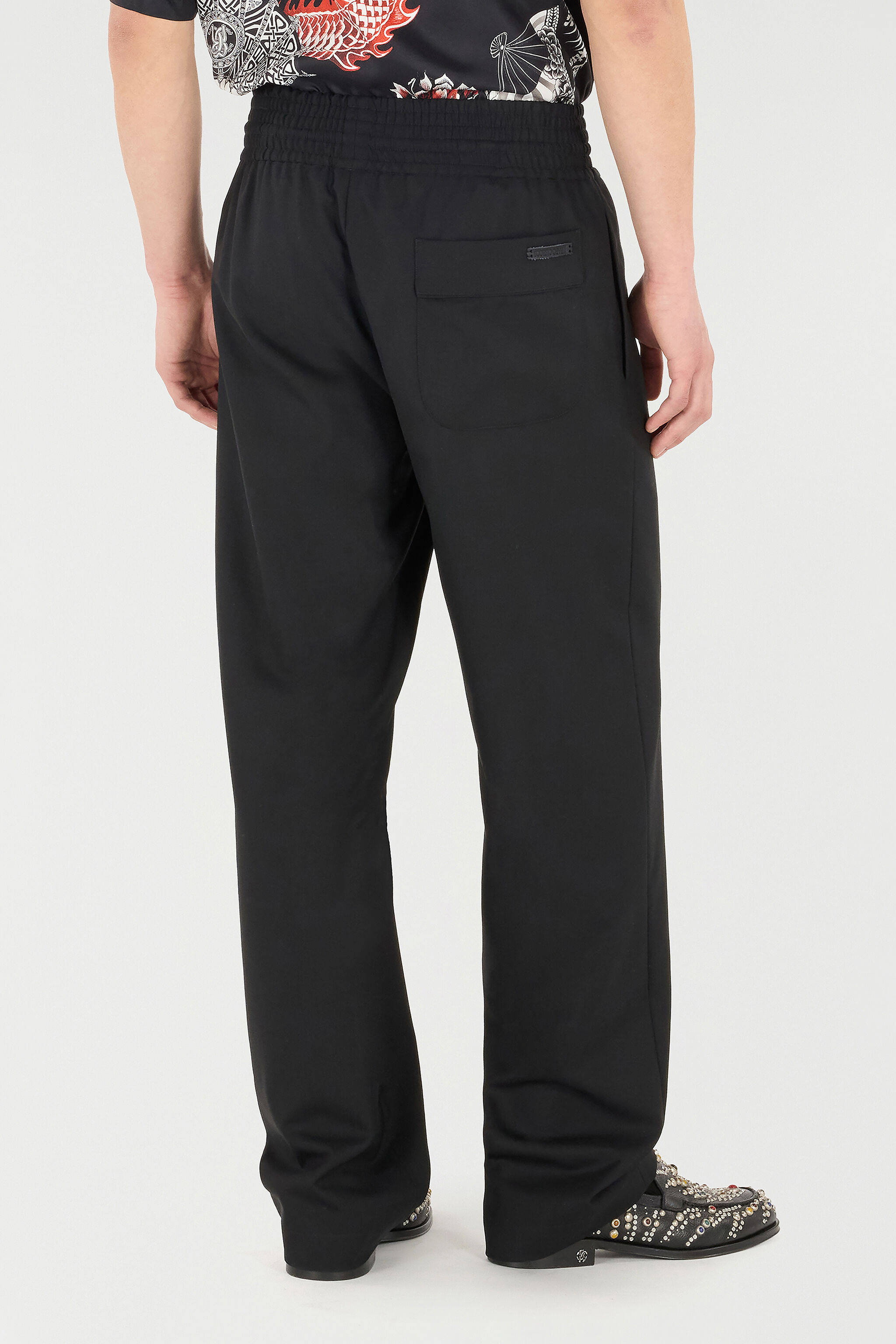 RC Loose Virgin Wool Pants Black VNT267-VW003