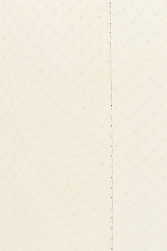 RC White Bag with Snake and Scale Motif WHITE WWB001-PA001