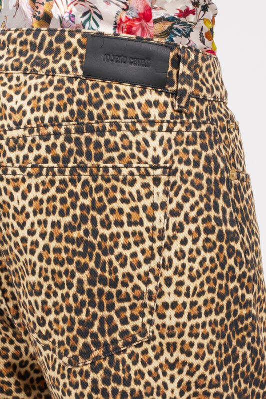 RC Baby Jaguar Print Flare Pants BROWN WQJ200-DAR31