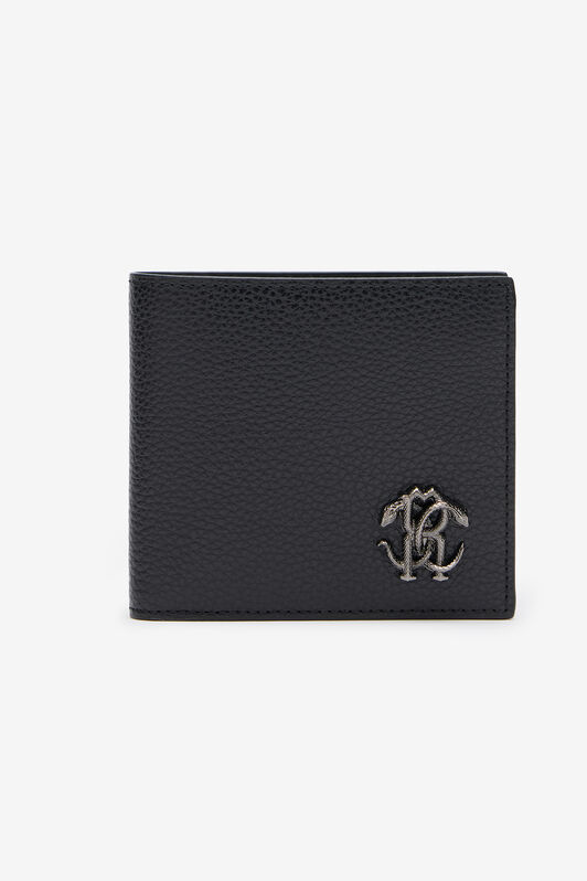 RC Schwarze Brieftasche mit Monogram RC RC Schwarze Brieftasche mit Monogram RC BLACK QOA00A-PZO37