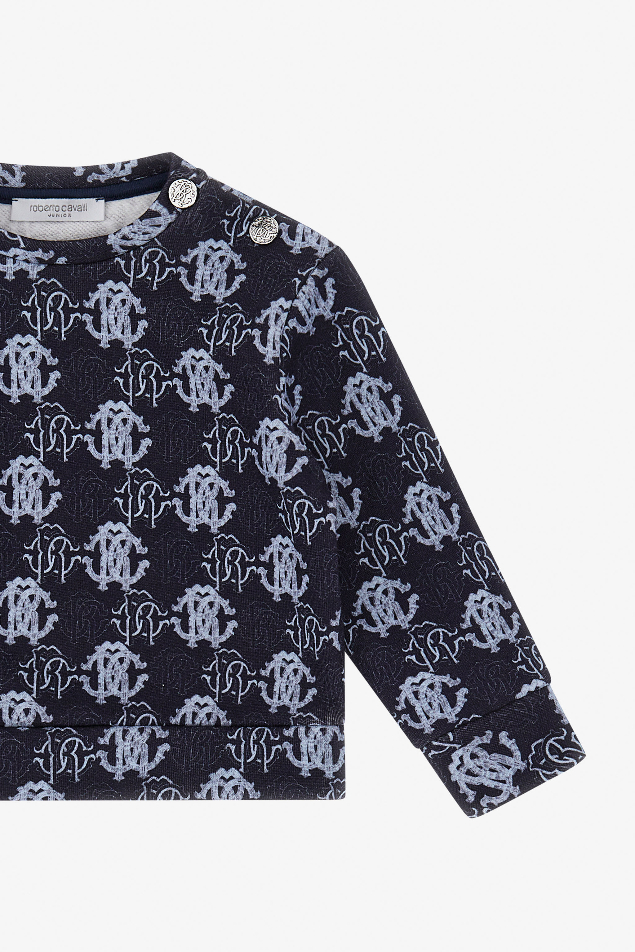 JU Sweat-shirt avec Logo RC Bleu TJT670-5OM03
