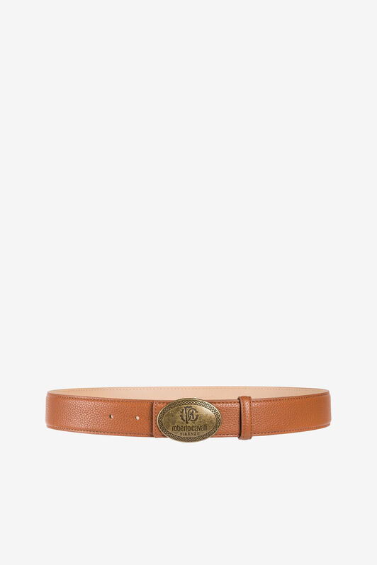 RC RC Monogram-Engraved Belt Light Brown JSC002-AB001