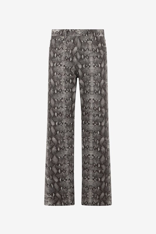RC Python Print Denim Jeans PYTHON DARK GREY SOJ20T-DL008