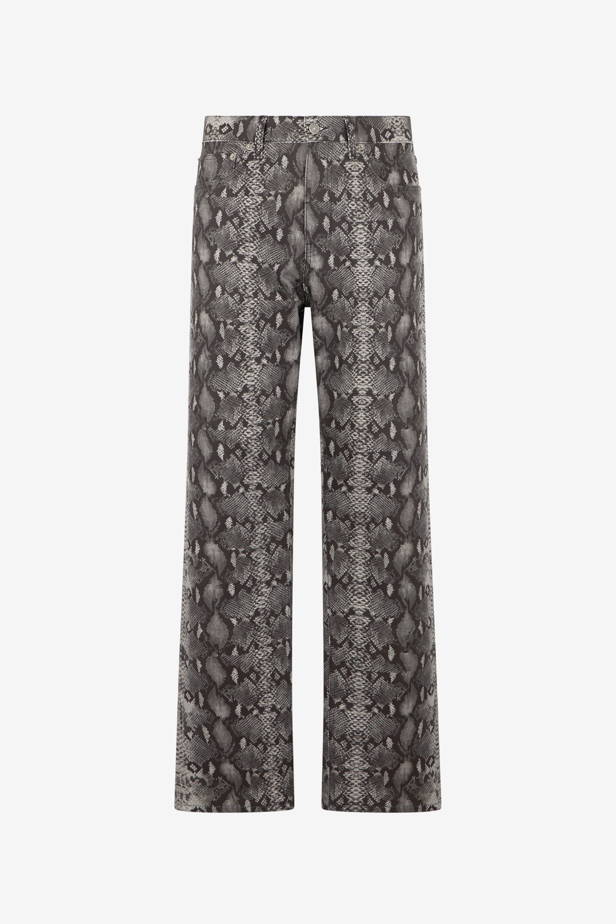 RC Python Print Denim Jeans PYTHON DARK GREY SOJ20T-DL008