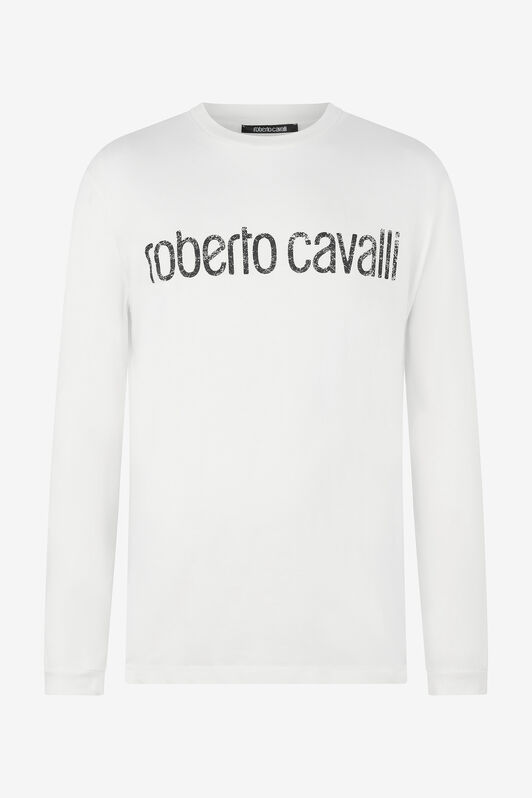 RC T-Shirt Mit Langen Ärmeln Und Logo Weiß POT61B-JD060