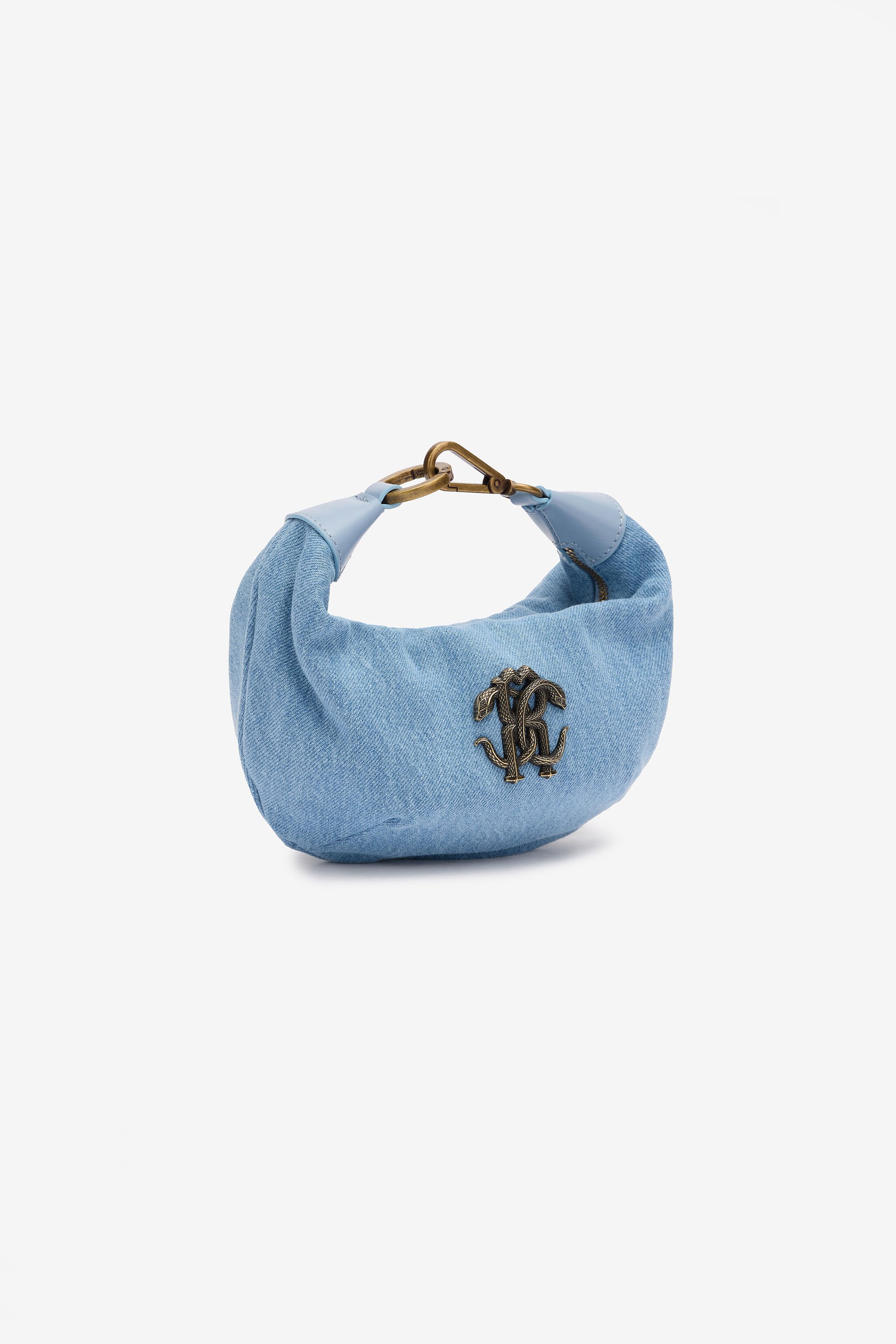 RC Bolso con monograma Mirror Snake MEDIUM BLUE POB00A-DS026