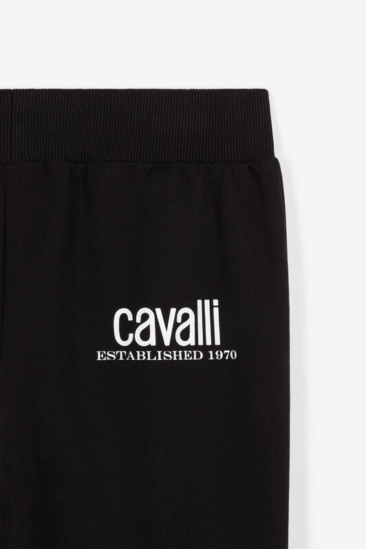 JU Logo-Print Sweatpants Black OJT252-ISA2J
