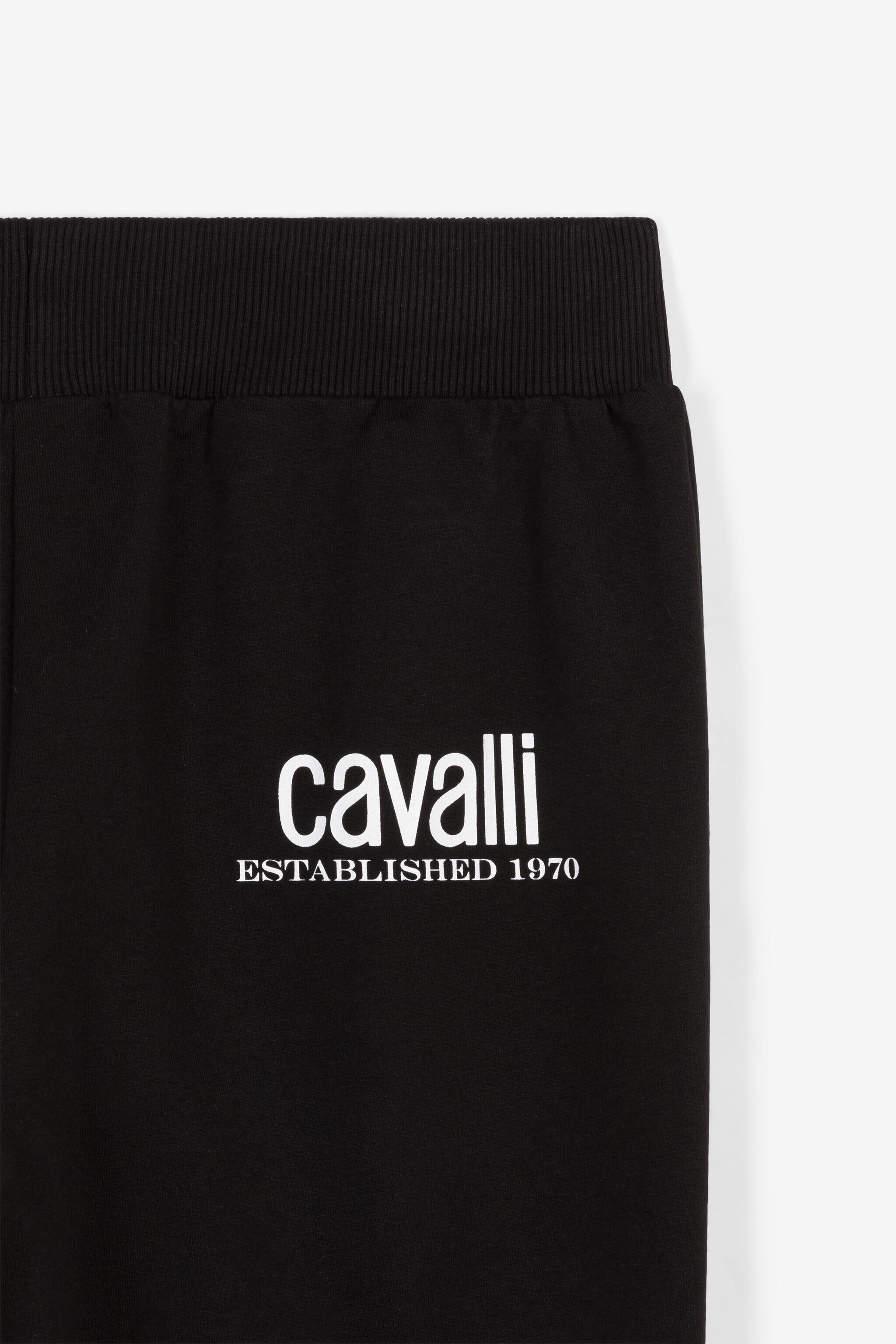 JU Logo-Print Sweatpants Black OJT252-ISA2J