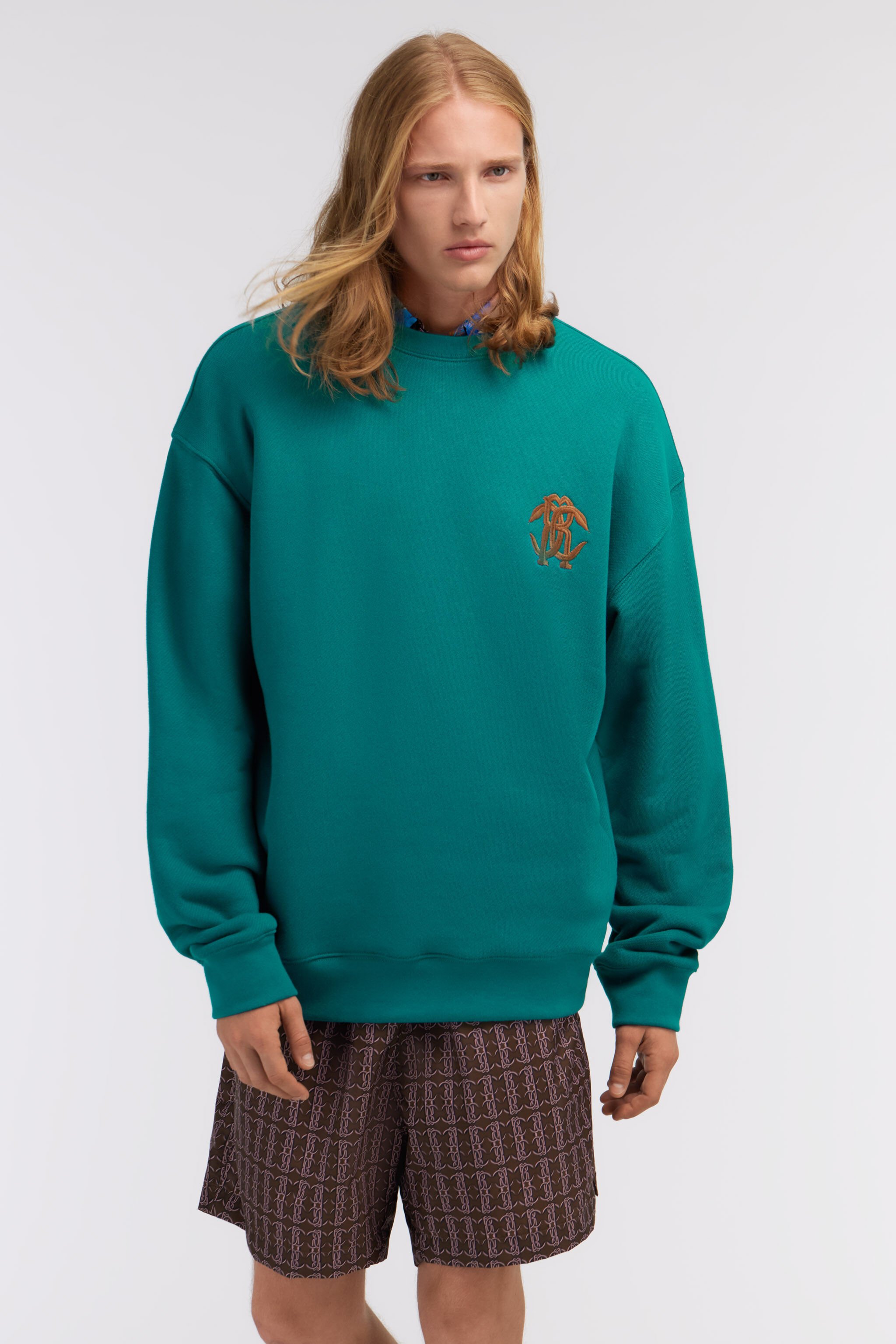 RC Logo sweater Hellblau SRT68A-CF050