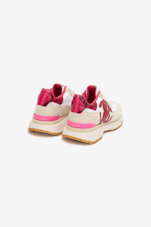 RC Zapatillas con talón escamas de pitón RC Zapatillas con talón escamas de pitón Rojo UKS032-PZM03