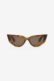${brand} Cat-eye shape sunglasses with scale effect temples ${colorDescription} ${masterID}