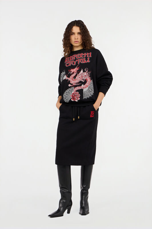 RC Black Sweatshirt with Lettering and Dragon RC Black Sweatshirt with Lettering and Dragon NERO 191101 VQT69B-CF057