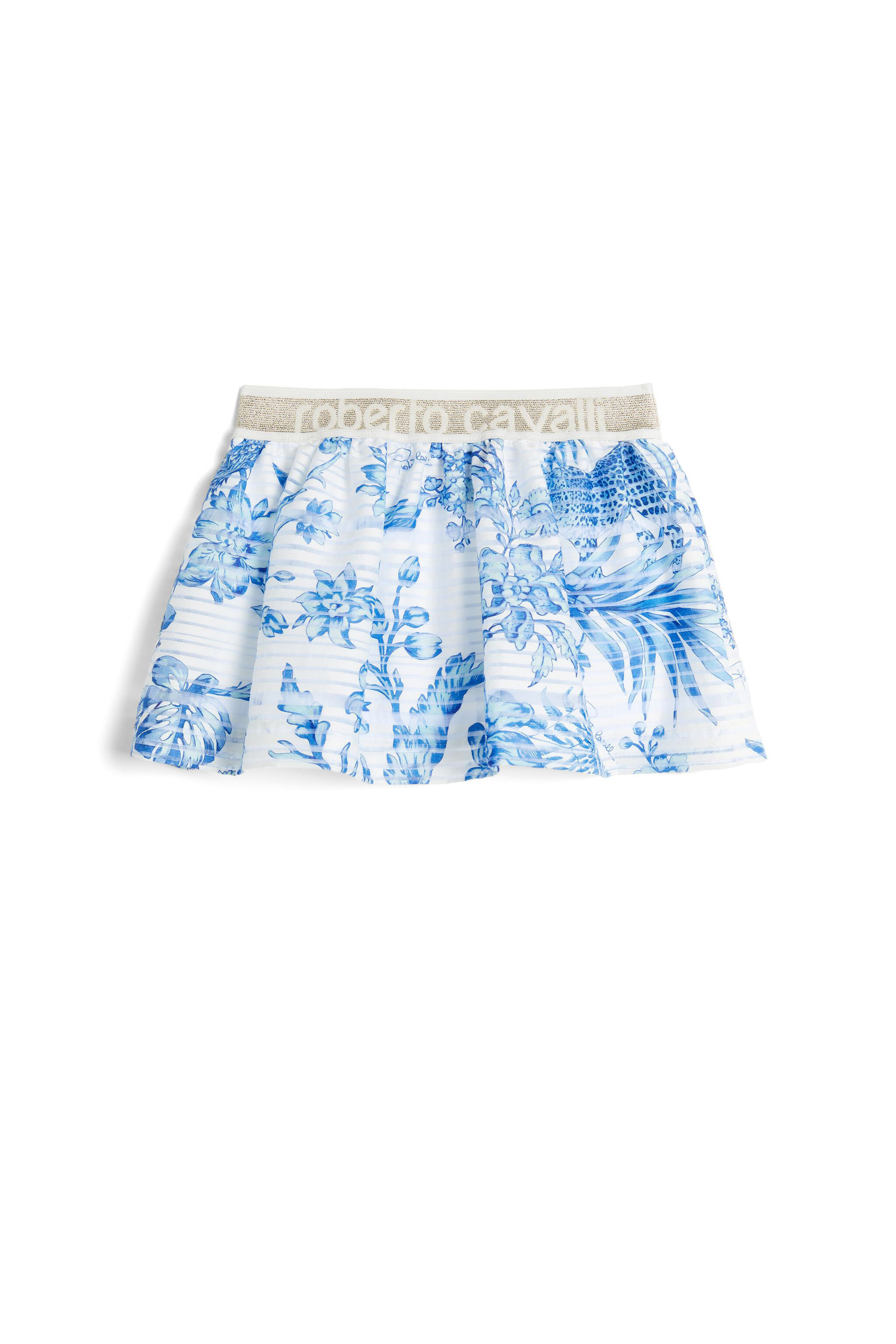 JU Minirock mit Water Safari Print WHITE/BLUE MJT325-OAB67