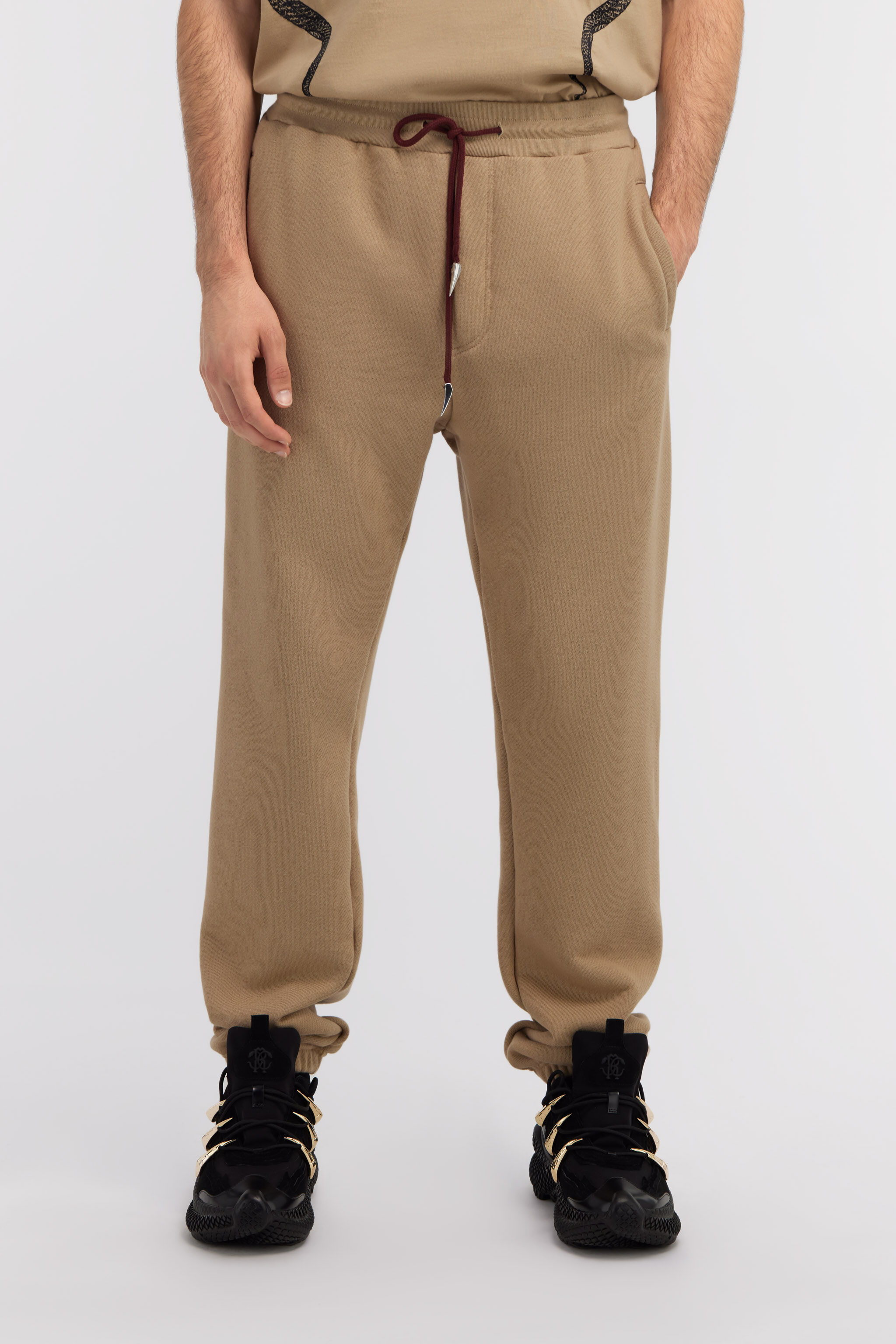 RC Trousers with Fang detail Marron clair SRT25A-CF050