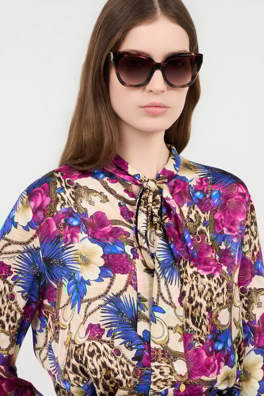 JC Wide and trendy feminine front BROWN/PINK HAVANA VALD26-ID268