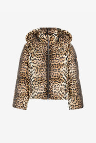 ${brand} Gefütterte Jacke mit Leoparden-Print ${colorDescription} ${masterID}