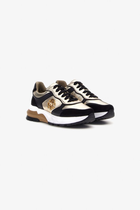 RC RC logo sneakers Black/Gold NOS00D-PNO01