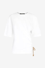 ${brand} Camiseta con Estampado Wall y Nudo ${colorDescription} ${masterID}