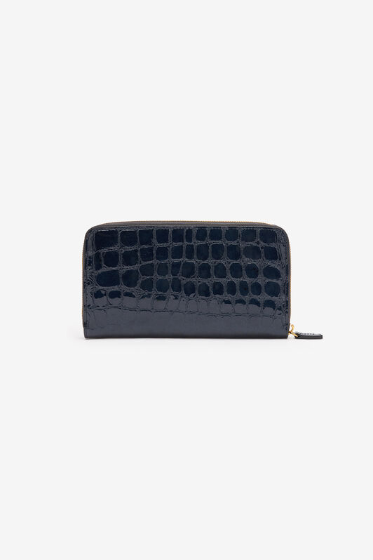 RC Cartera efecto escamas de cocodrilo Azul oscuro TKA006-PZE01