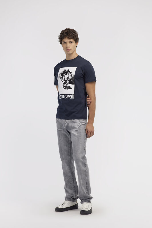RC T-shirt with Horse logo and print RC T-shirt with Horse logo and print Dark blue NOT60D-JD060