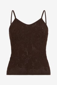 ${brand} Haut Façon Crochet Avec Bretelles ${colorDescription} ${masterID}